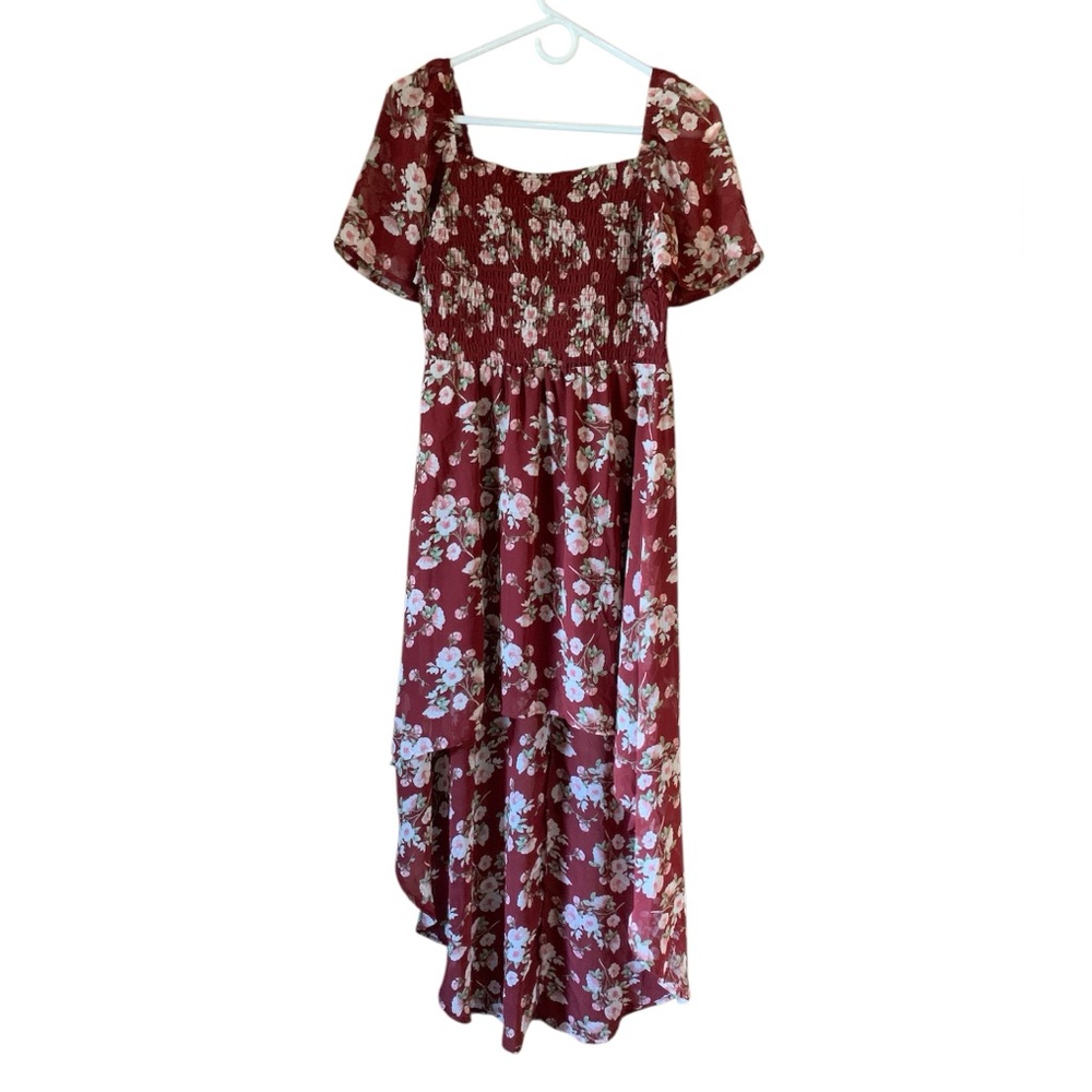 New Lily Rose dress womens size medium floral prairie milkmaid boho feminine